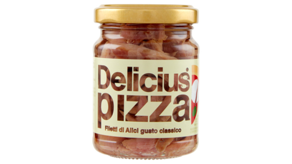 Delicius pizza Filetti di Alici gusto classico 145 g