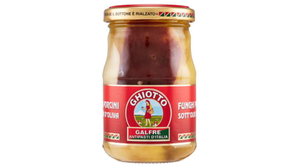 Galfrè Ghiotto Funghi Porcini Interi Sott'Olio di Oliva