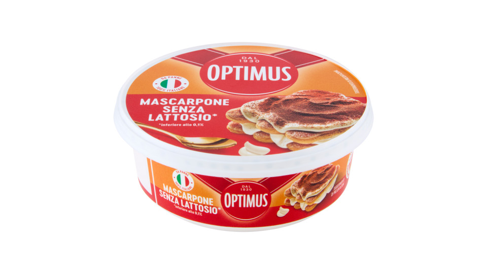 Optimus Mascarpone Senza Lattosio* 250 g