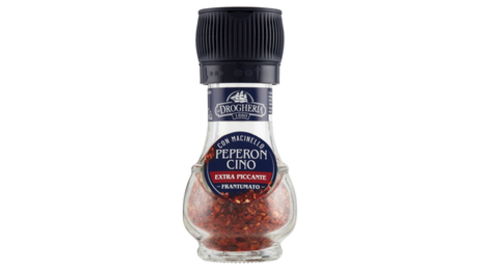 La Drogheria 1880 Peperoncino Extra Piccante Frantumato con Macinello