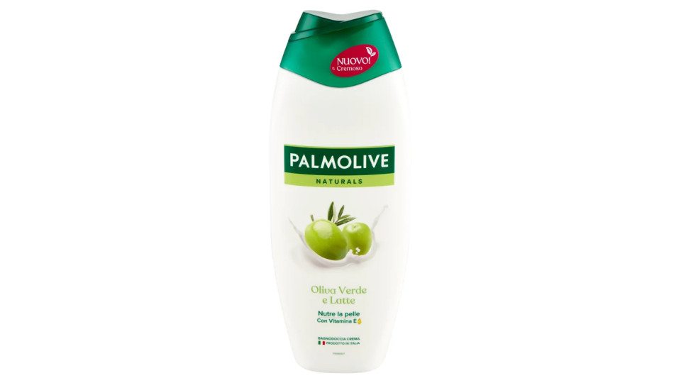 Palmolive bagnoschiuma Naturals Oliva Verde e Latte Idratante 500ml