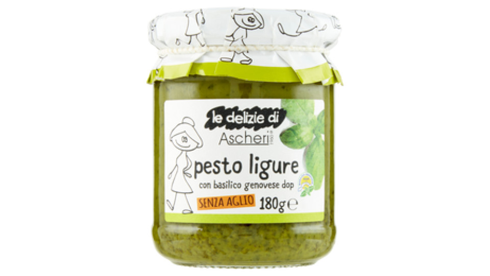 Ascheri 1960 Pesto Ligure Senza Aglio con basilico genovese d.o.p.
