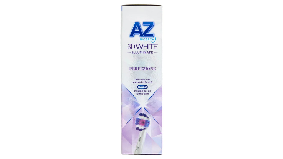 AZ Ricerca Dentifricio 3D White Illuminate Perfezione Carbone 50 ml