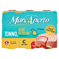 Mare Aperto Tonno con solo un filo d'olio 3 x 60 g