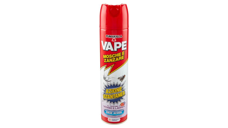 VAPE Mosche e Zanzare al Profumo di Gelsomino e Geranio 400 ml