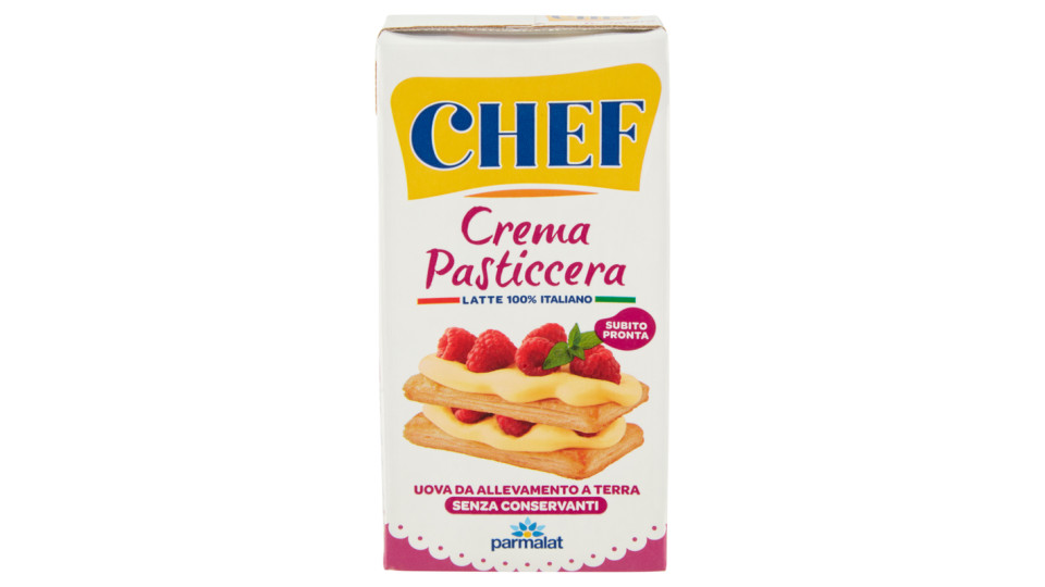 Chef, crema pasticcera