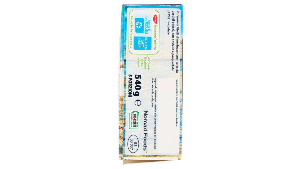 Findus 4 Croccole con 100% filetti di Merluzzo