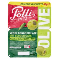 Polli, olive verdi denocciolate