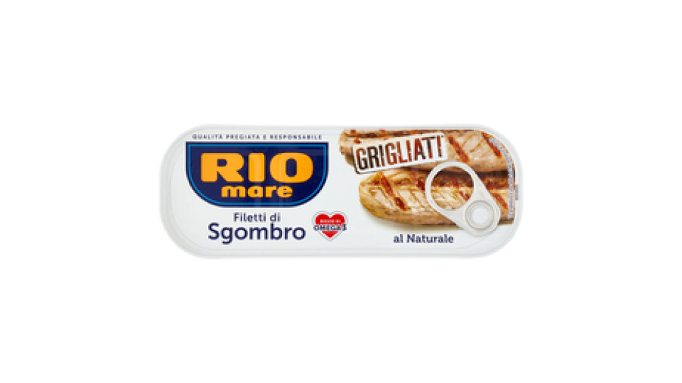 Rio Mare - Filetti Di Sgombro Grigliati Al Naturale, Ricco Di Omega 3