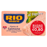 Rio mare - Filetto di Salmone all'Olio di Oliva, Cotto a vapore