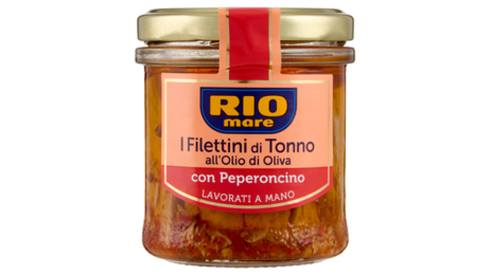 Rio mare Filetti di Tonno Grigliati all'Olio di Oliva con Peperoncino