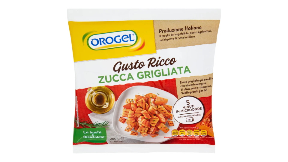 Orogel Gusto Ricco Zucca Grigliata Surgelati 250 g
