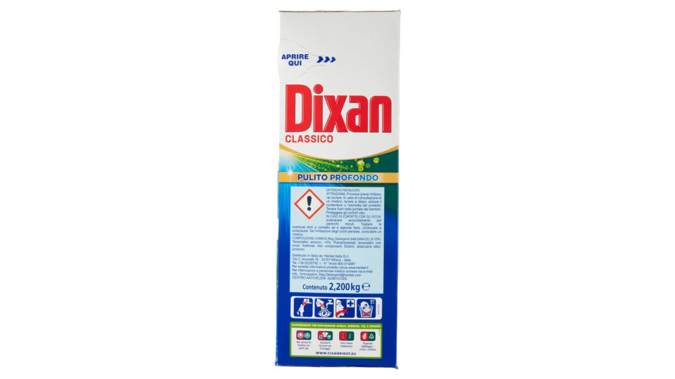 DIXAN Polvere Classico 40 lavaggi 2,200 kg
