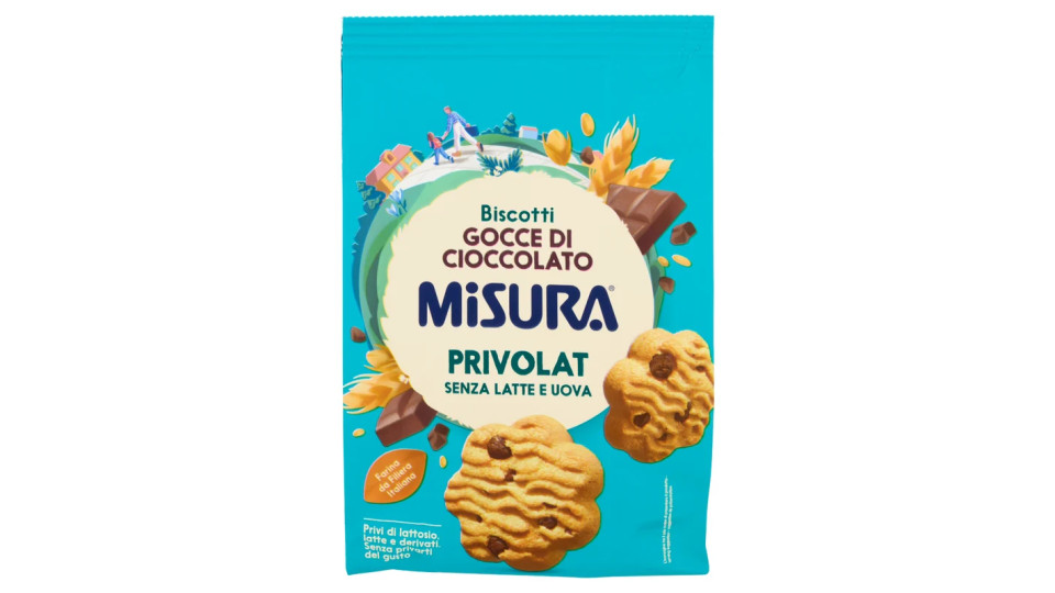 Misura Privolat Biscotti con Gocce di Cioccolato