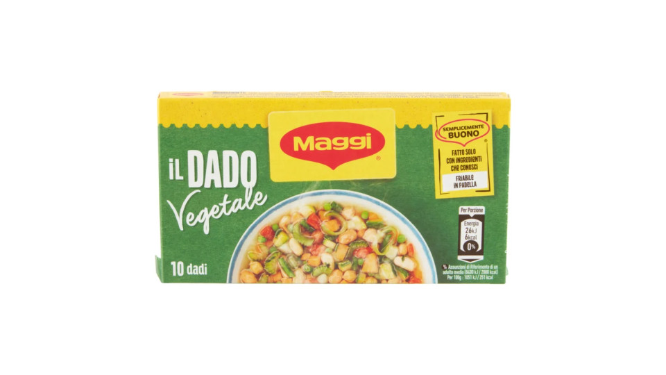 Maggi, dado vegetale 10 dadi