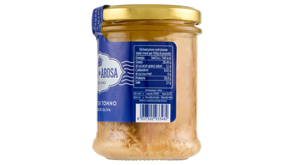 Costa de Arosa Filetti di Tonno all'Olio di Oliva 180 g