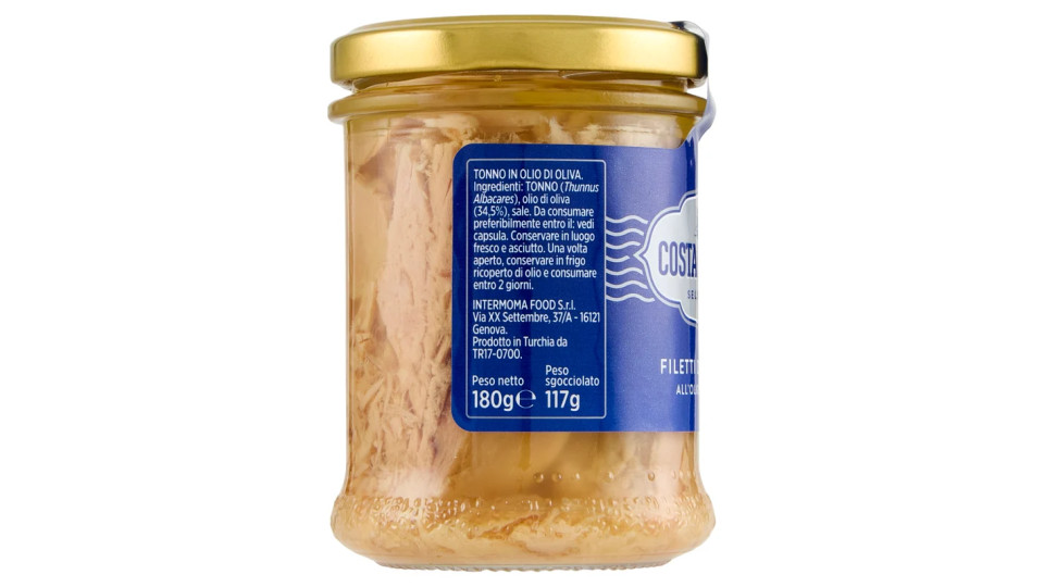 Costa de Arosa Filetti di Tonno all'Olio di Oliva 180 g