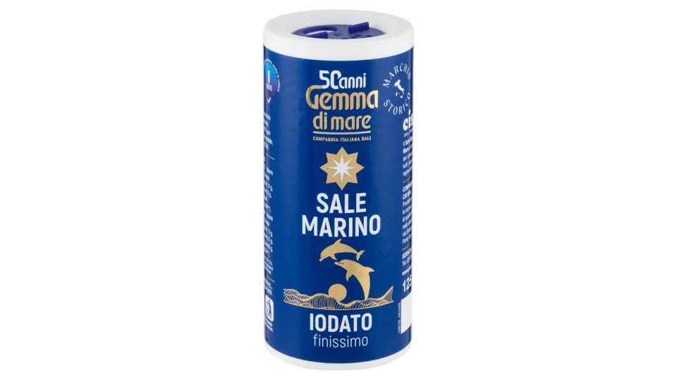 Gemma di mare, sale marino iodato finissimo