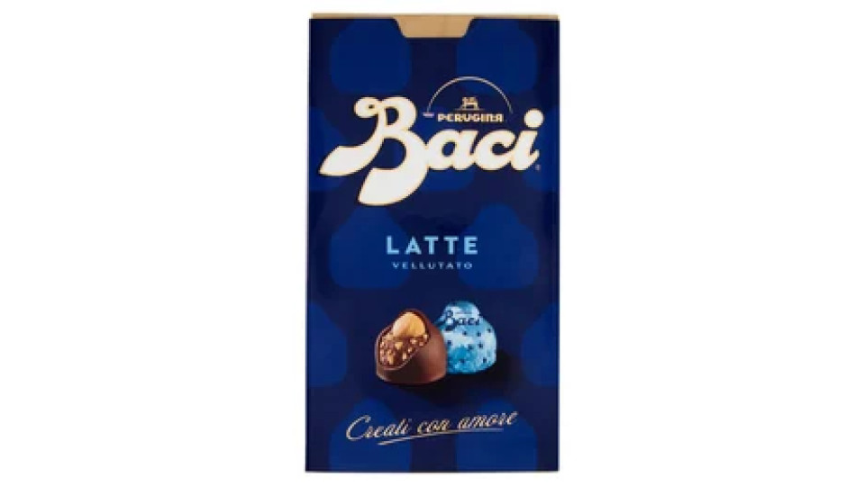 BACI PERUGINA Latte Cioccolatini al Latte ripieni al Gianduia 200g