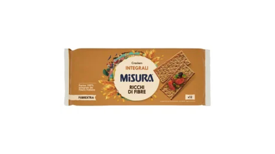 CRACKERS FIBREXTRA INTEGRALI CON AVENA MISURA DA 355GR