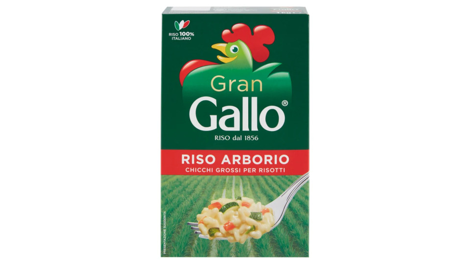 Gran Gallo, Risotti riso Arborio
