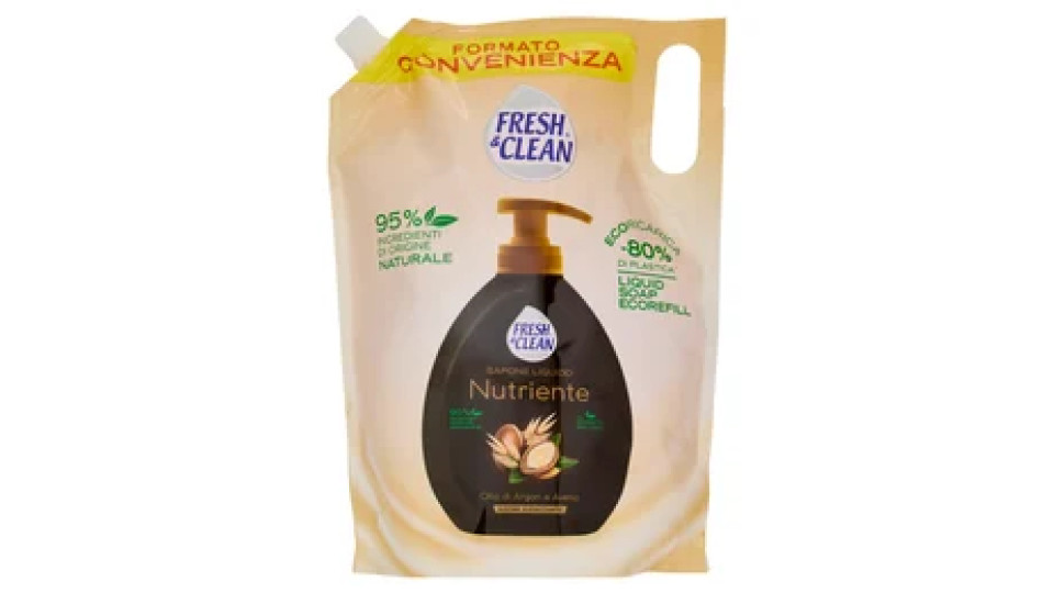 SAPONE LIQUIDO ECORICARICA NUTRIENTE ARGAN 1000ML