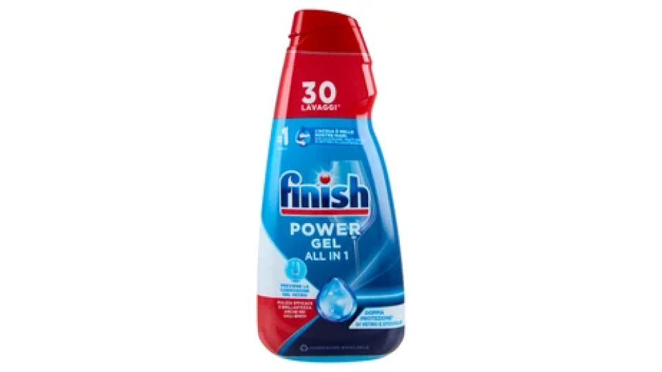 POWER GEL STOVIGLIE PROTETTE GEL LAVASTOVIGLIE 30 LAVAGGI 600 ML