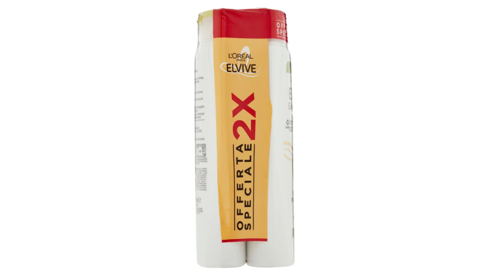 L'Oréal Paris Elvive Multivitaminico Fresh Shampoo Delicato per Capelli da Normali a Grassi