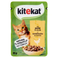 ALIMENTO UMIDO PER KITEKAT POLLO IN SALSA BUSTA DA 85GR