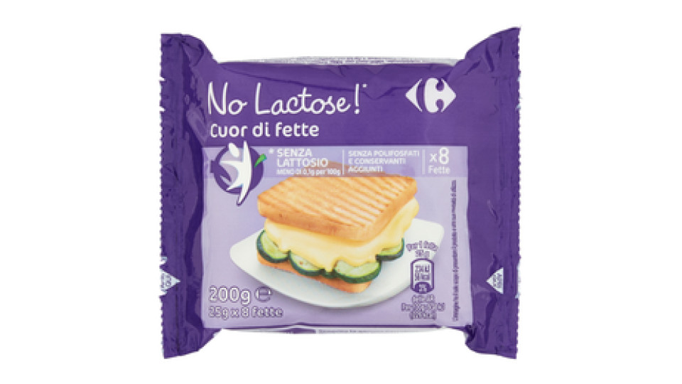 Carrefour No Lactose!* Cuor di fette