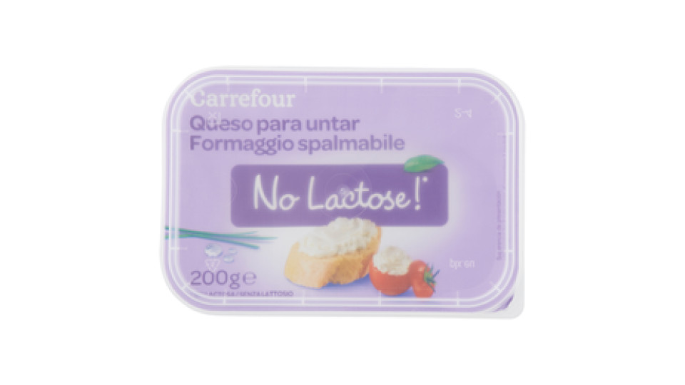Carrefour No Lactose!* Formaggio spalmabile