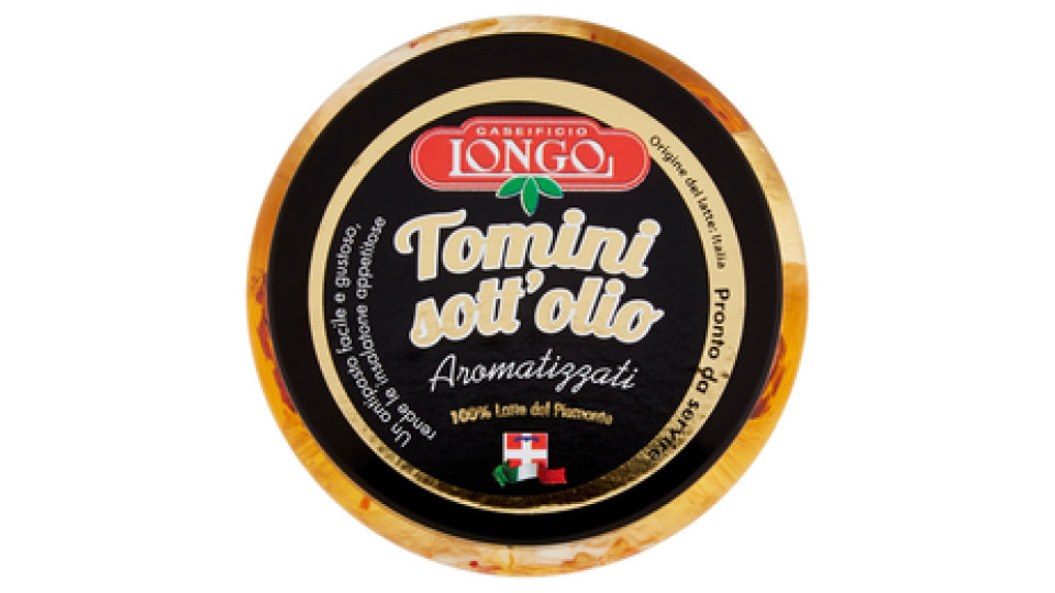 Caseificio Longo Tomini sott'olio Aromatizzati al peperoncino