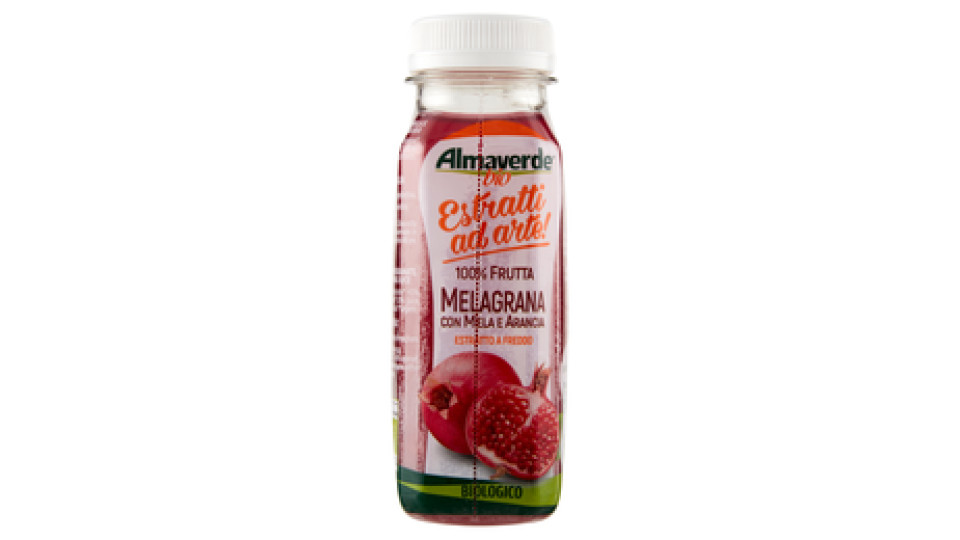 Almaverde bio Estratti ad arte! Melagrana con Mela e Arancia 200 ml