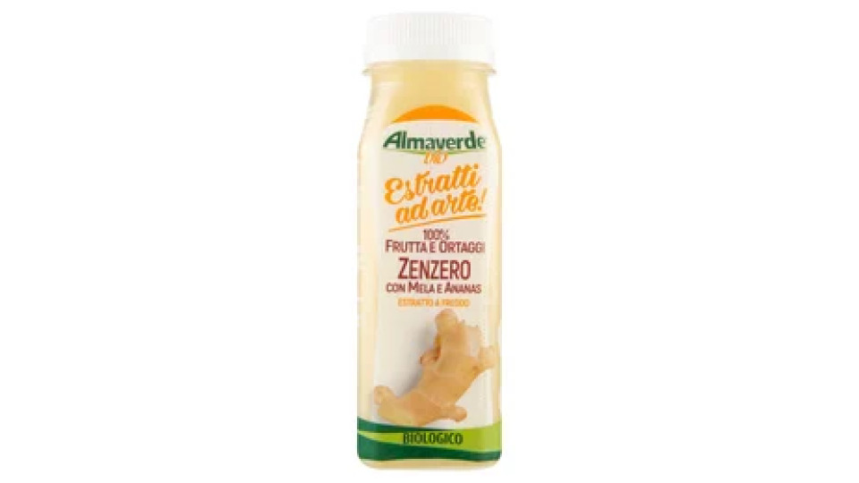 Almaverde bio Estratti ad arte! Zenzero con Mela e Ananas 200 ml