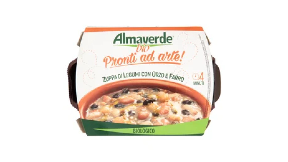 Almaverde bio Pronti ad arte! Zuppa di Legumi con Orzo e Farro 310 g