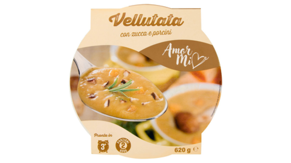 Amor mio Vellutata con zucca e porcini 620 g