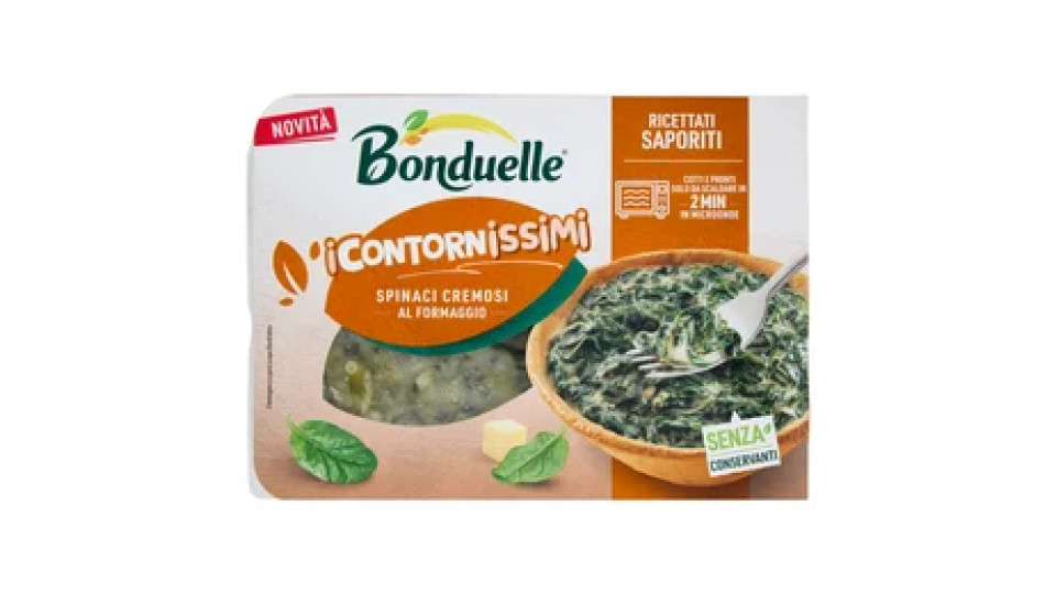 Bonduelle i Contornissimi Ricettati Saporiti Spinaci Cremosi al Formaggio 220 g
