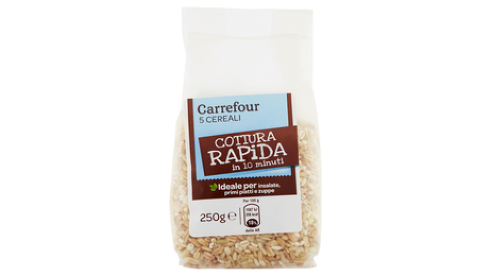Carrefour 5 Cereali Cottura Rapida in 10 minuti 250 g