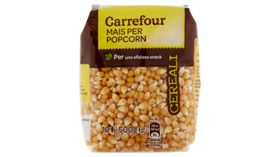 Carrefour Cereali Mais per Popcorn 500 g