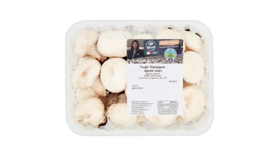 Carrefour il Mercato Funghi Champignon bianchi interi 0,500 kg