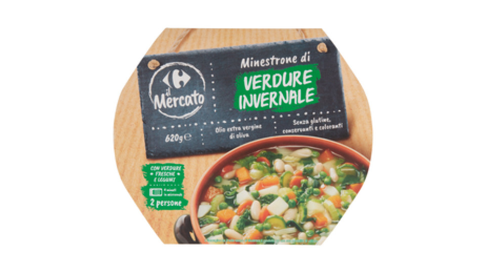 Carrefour il Mercato Minestrone di Verdure Invernale 620 g