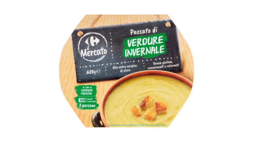 Carrefour il Mercato Passato di Verdure Invernale 620 g