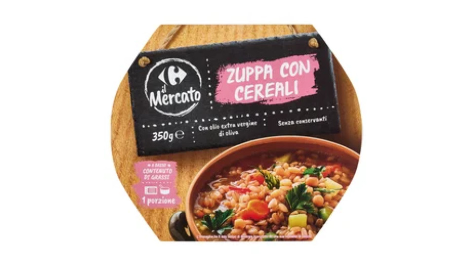Carrefour il Mercato Zuppa con Cereali 350 g