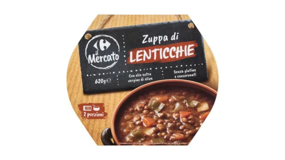 Carrefour il Mercato Zuppa di Lenticchie 620 g