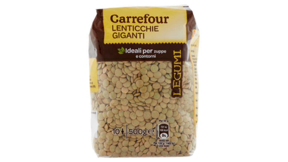 Carrefour Legumi Lenticchie Giganti 500 g