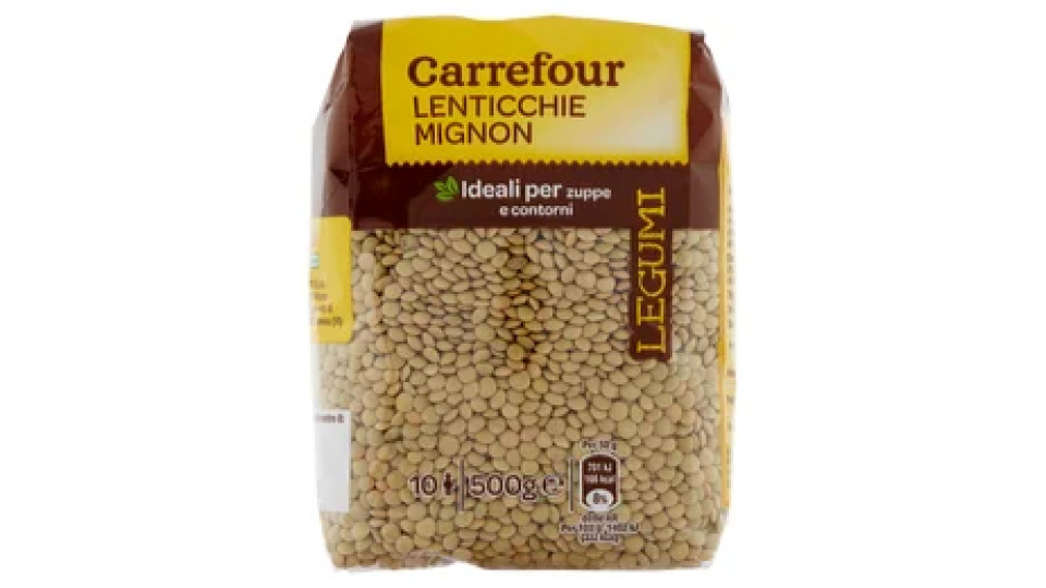 Carrefour Legumi Lenticchie Mignon 500 g