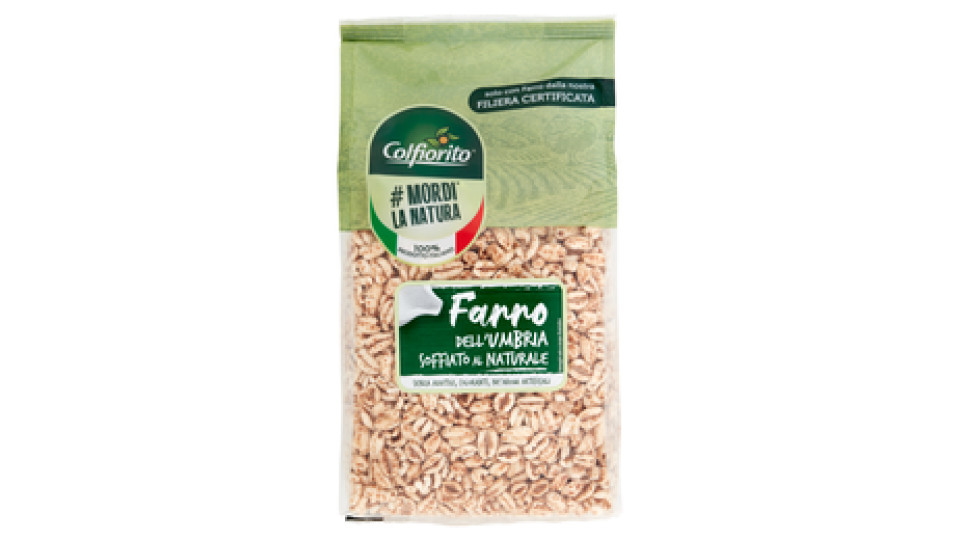 Colfiorito #Mordi la Natura Farro dell'Umbria Soffiato al Naturale 150 g