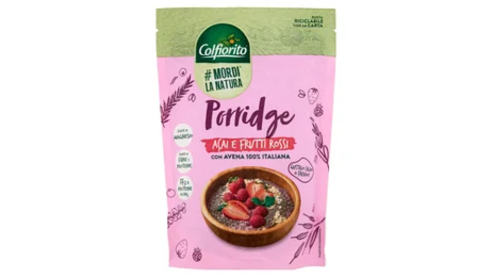 Colfiorito #Mordi la Natura Porridge Açai e Frutti Rossi 250 g
