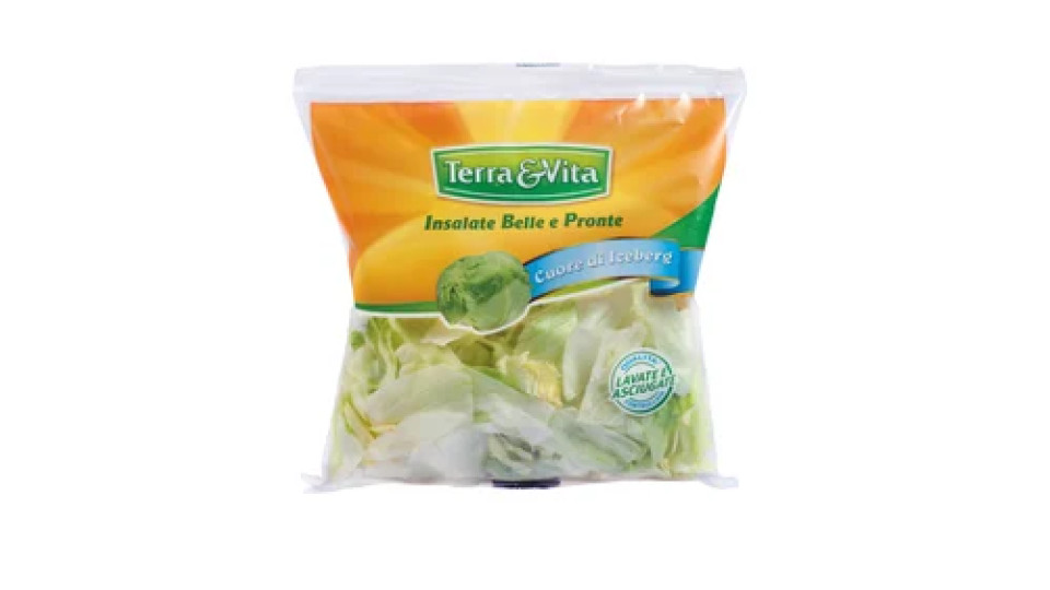 Cuore di Iceberg Tagliato e Lavato