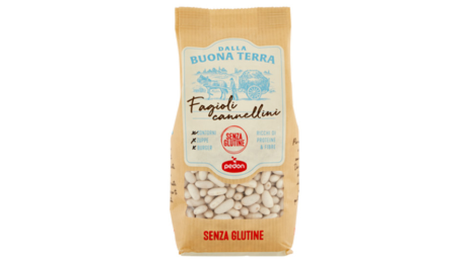 Dalla Buona Terra pedon Senza Glutine Fagioli cannellini 350 g